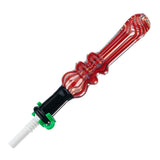 (NECTAR STRAW) DOUBLE RING COLOR LINE WITH 10mm CERAMIC TIP