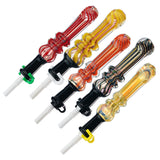 (NECTAR STRAW) DOUBLE RING COLOR LINE WITH 10mm CERAMIC TIP