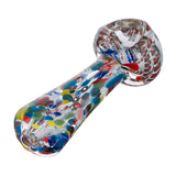 (HAND PIPE) 3.75" COLOR DOT FRITS