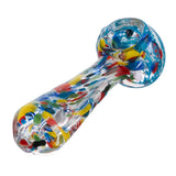 (HAND PIPE) 3.75" COLOR DOT FRITS