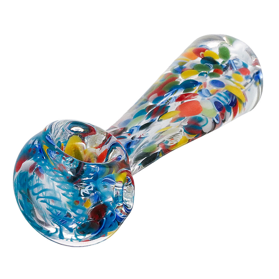 (HAND PIPE) 3.75" COLOR DOT FRITS