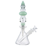 (NECTAR STRAW) CERAMIC SCREW TIP WITH WATER PIPE - GREY JADE GREEN