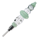 (NECTAR STRAW) CERAMIC SCREW TIP WITH WATER PIPE - GREY JADE GREEN