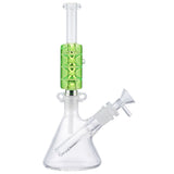 (NECTAR STRAW) FREEZABLE CERAMIC SCREW TIP WITH WATER PIPE - GREEN