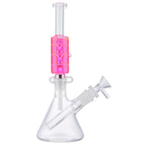 (NECTAR STRAW) FREEZABLE CERAMIC SCREW TIP WITH WATER PIPE - PINK