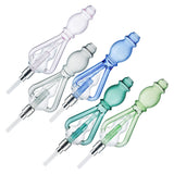 (NECTAR STRAW) WITH WATER PIPE & CERAMIC SCREW TIP - TEAL