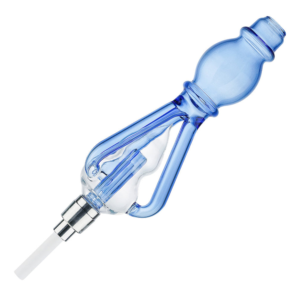 (NECTAR STRAW) WITH WATER PIPE & CERAMIC SCREW TIP - BLUE