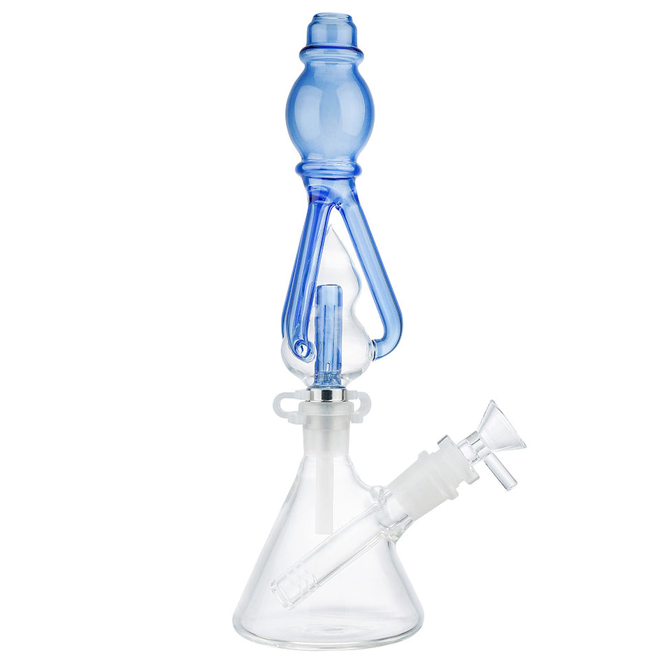 (NECTAR STRAW) WITH WATER PIPE & CERAMIC SCREW TIP - BLUE