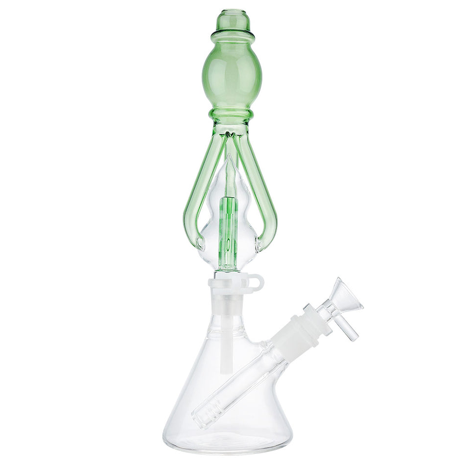 (NECTAR STRAW) WITH WATER PIPE & CERAMIC SCREW TIP - GREEN