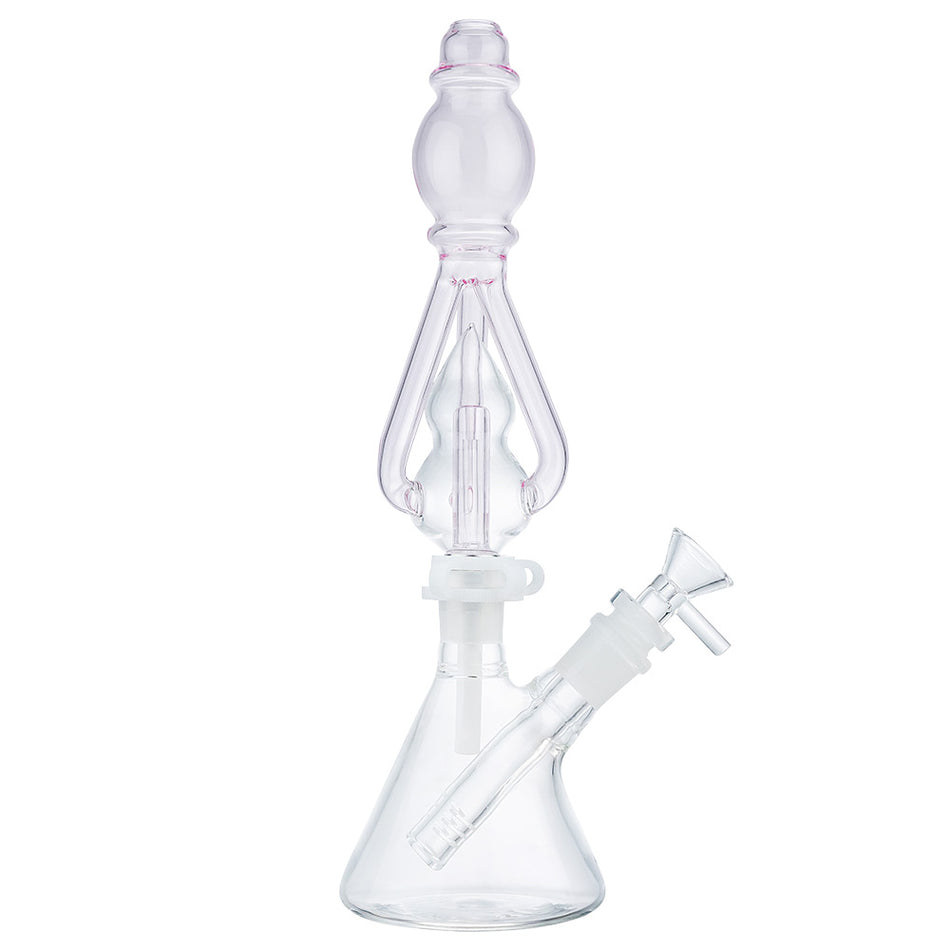 (NECTAR STRAW) WITH WATER PIPE & CERAMIC SCREW TIP - PINK