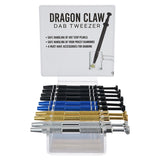 (TWEEZER) DRAGON CLAW (DAB TWEEZER) SET 10CT - ASSORTED COLOR