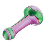 (HAND PIPE) 4.5" 2 TONE HEAVY SWIRL - ASSORTED COLOR