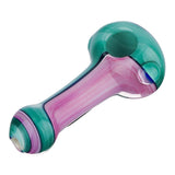 (HAND PIPE) 4.5" 2 TONE HEAVY SWIRL - ASSORTED COLOR