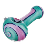 (HAND PIPE) 4.5" 2 TONE HEAVY SWIRL - ASSORTED COLOR