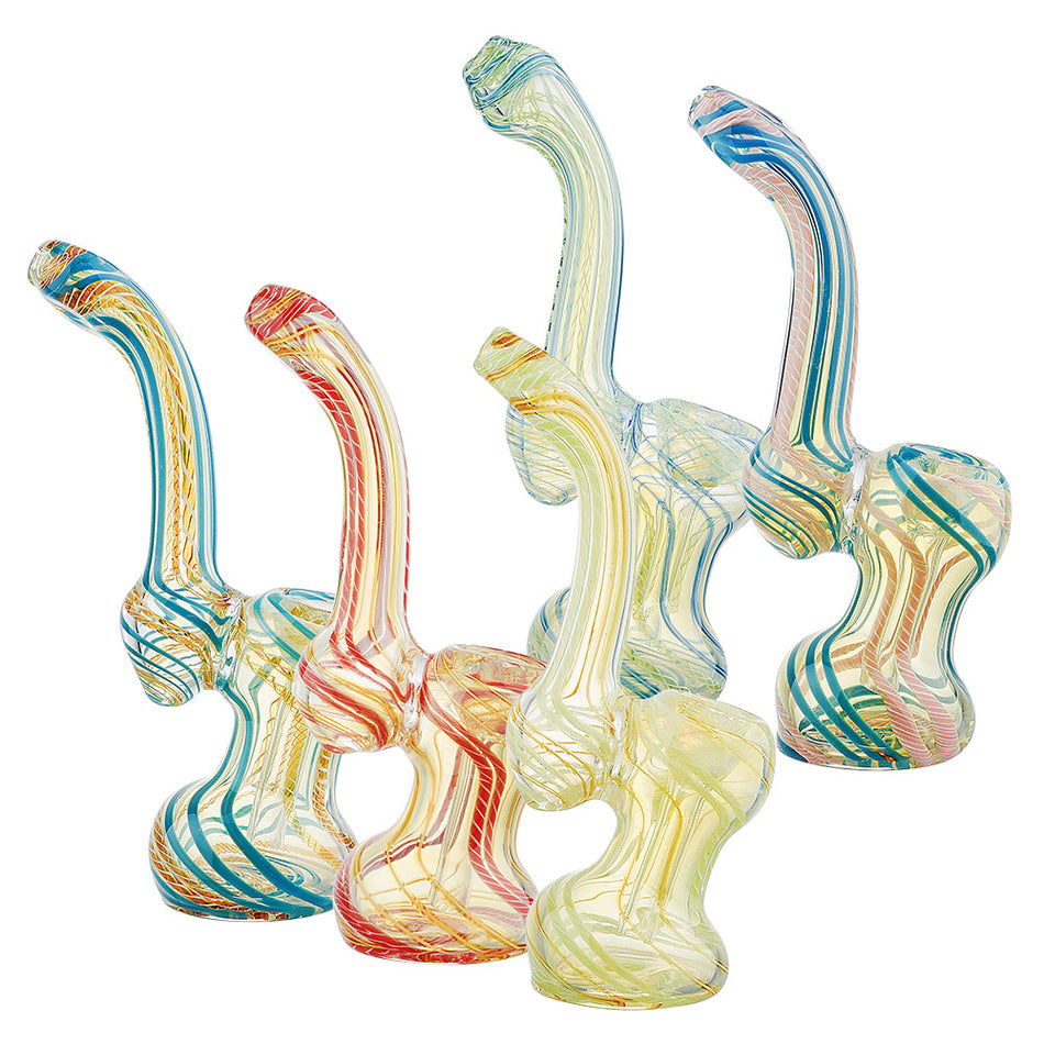 (BUBBLER) 6.55" GLASS THREADING LINE