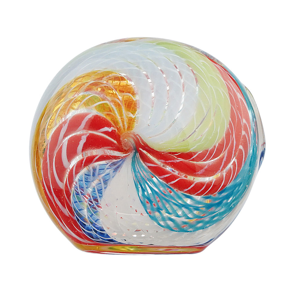 (HAND PIPE) 4.5" SWIRL STRIPE - ASSORTED