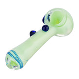 (HAND PIPE) 4.5" GRIP DOTS ON BODY - GREEN