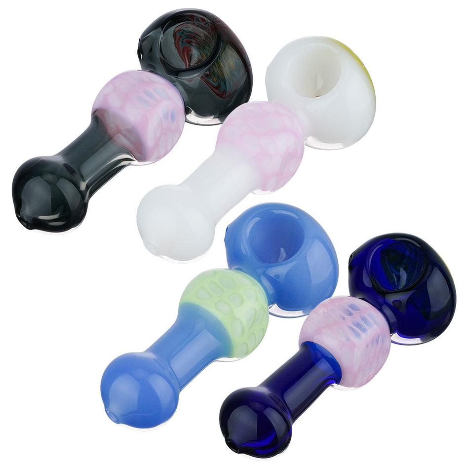 (HAND PIPE) 4.5" CUBE GRIP ON BODY