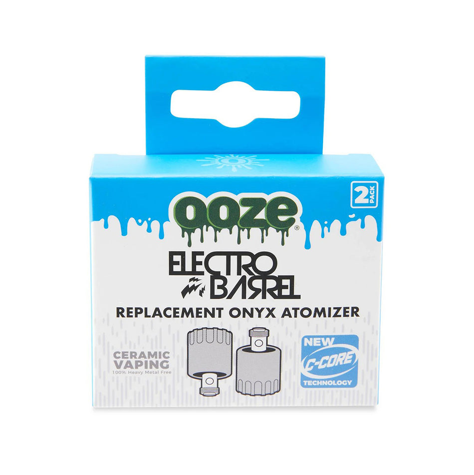 (VAPORIZER) OOZE ELECTRO BARREL ONYX ATOMIZER 2PK