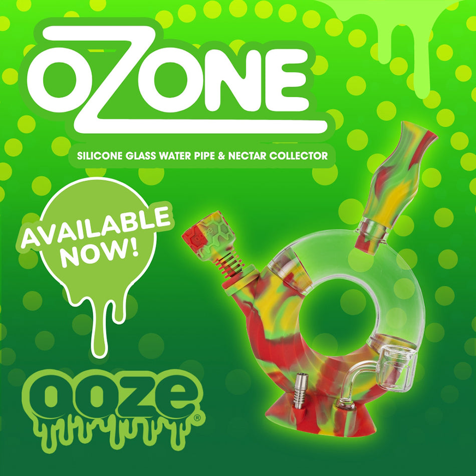 OOZE OZONE SILICON WATER PIPE & NECTAR COLLECTOR