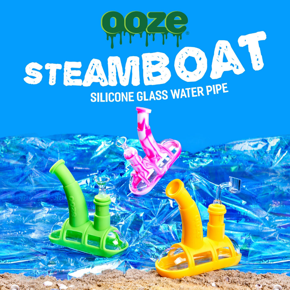 OOZE STEAMBOAT SILICONE BUBBLER