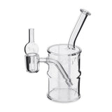 OOZE QUARTZ MINI RIG TOXIC BARREL - CLEAR