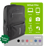 OOZE SMELL PROOF BACKPACK - TRAVELER SERIES 2