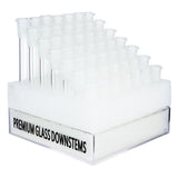 (DOWNSTEM) GLASS DOWN STEMS DISPLAY SET