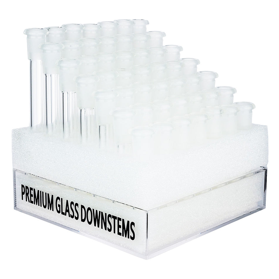 (DOWNSTEM) GLASS DOWN STEMS DISPLAY SET