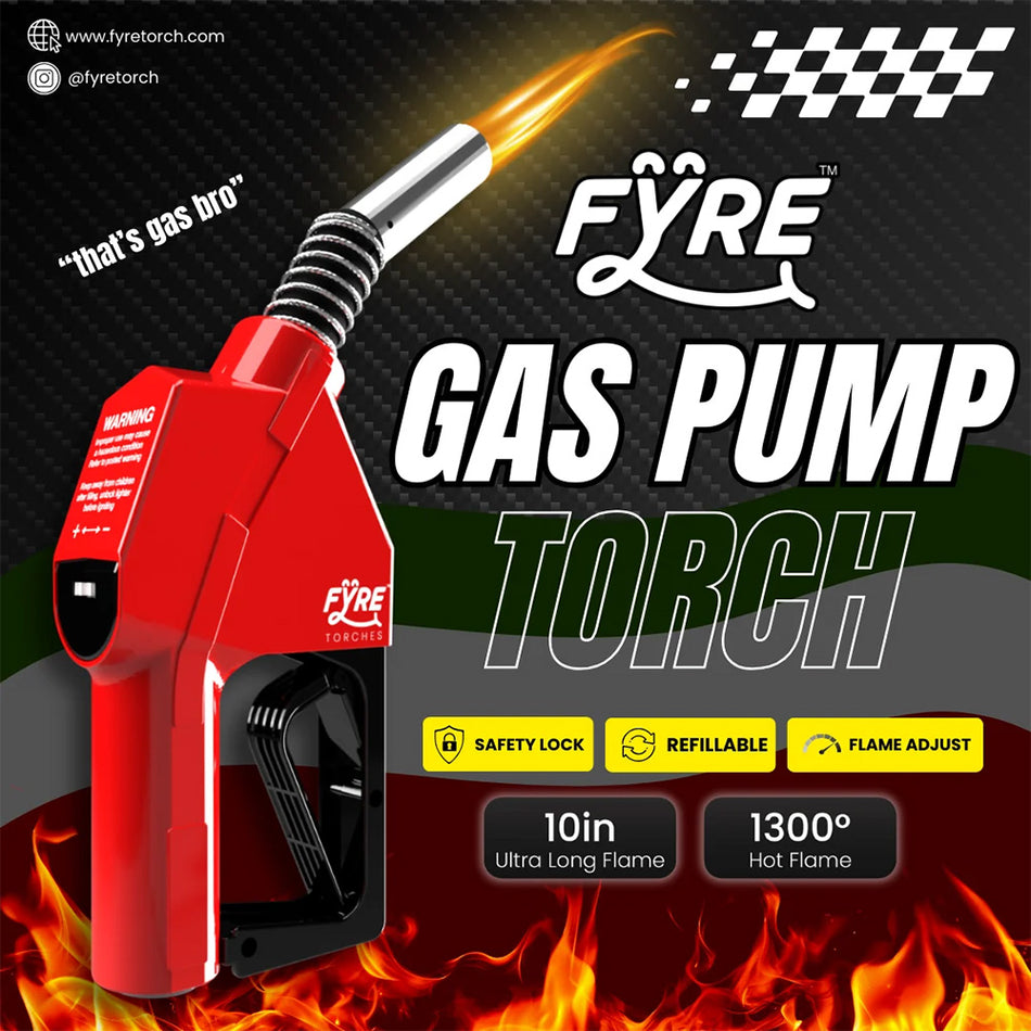 (TORCH) FYRE GAS PUMP TORCH - BLACK