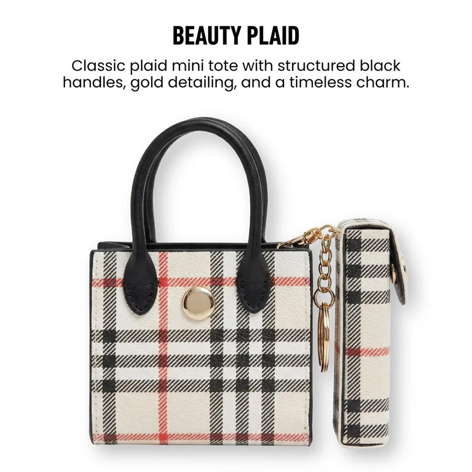 (BATTERY) SMYLE LABS PURSEJAMIN - BEAUTY PLAID
