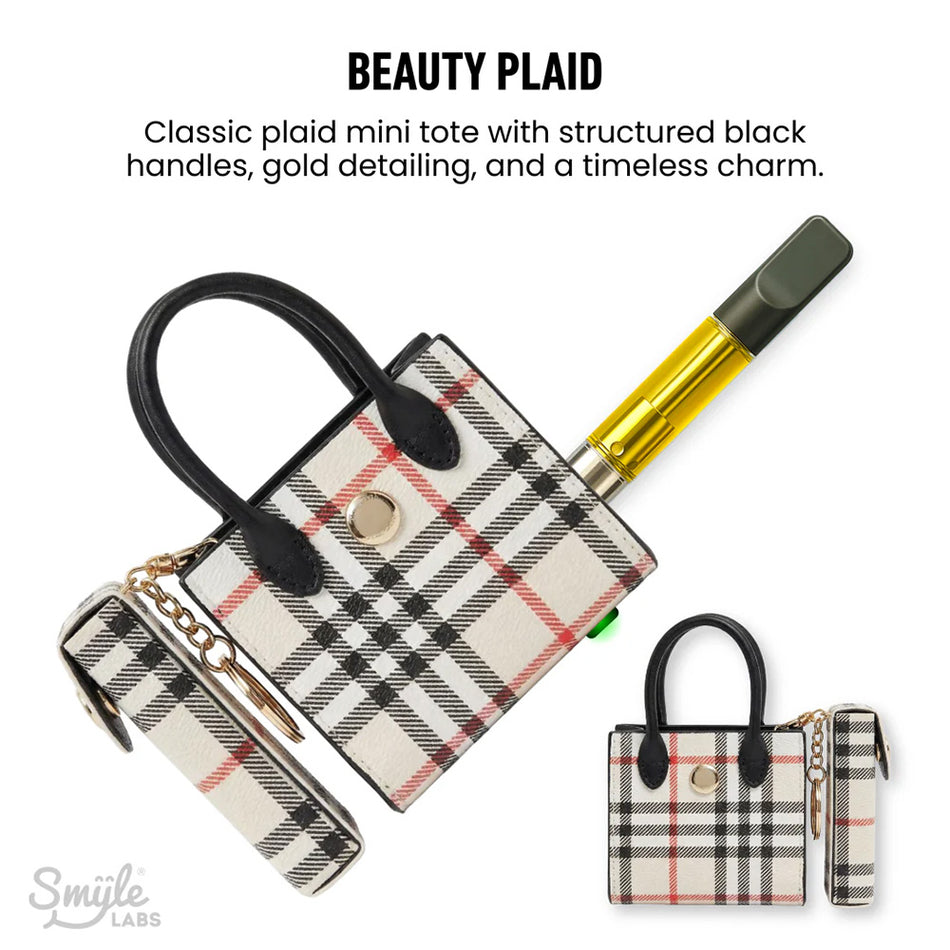 (BATTERY) SMYLE LABS PURSEJAMIN - BEAUTY PLAID