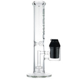 (WATER PIPE) 11" BLOWN STRATIGHT BIG BOWL PROXY - SILVER
