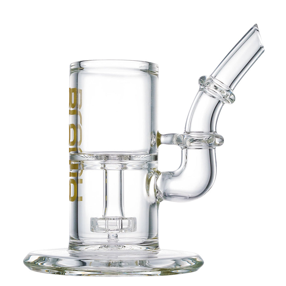 (WATER PIPE) 5.5" BLOWN BIG BOWL PRXY - GOLD