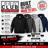 (T-SHIRTS) PROCLUB HEAVY WEIGHT PULLOVER HOODIE