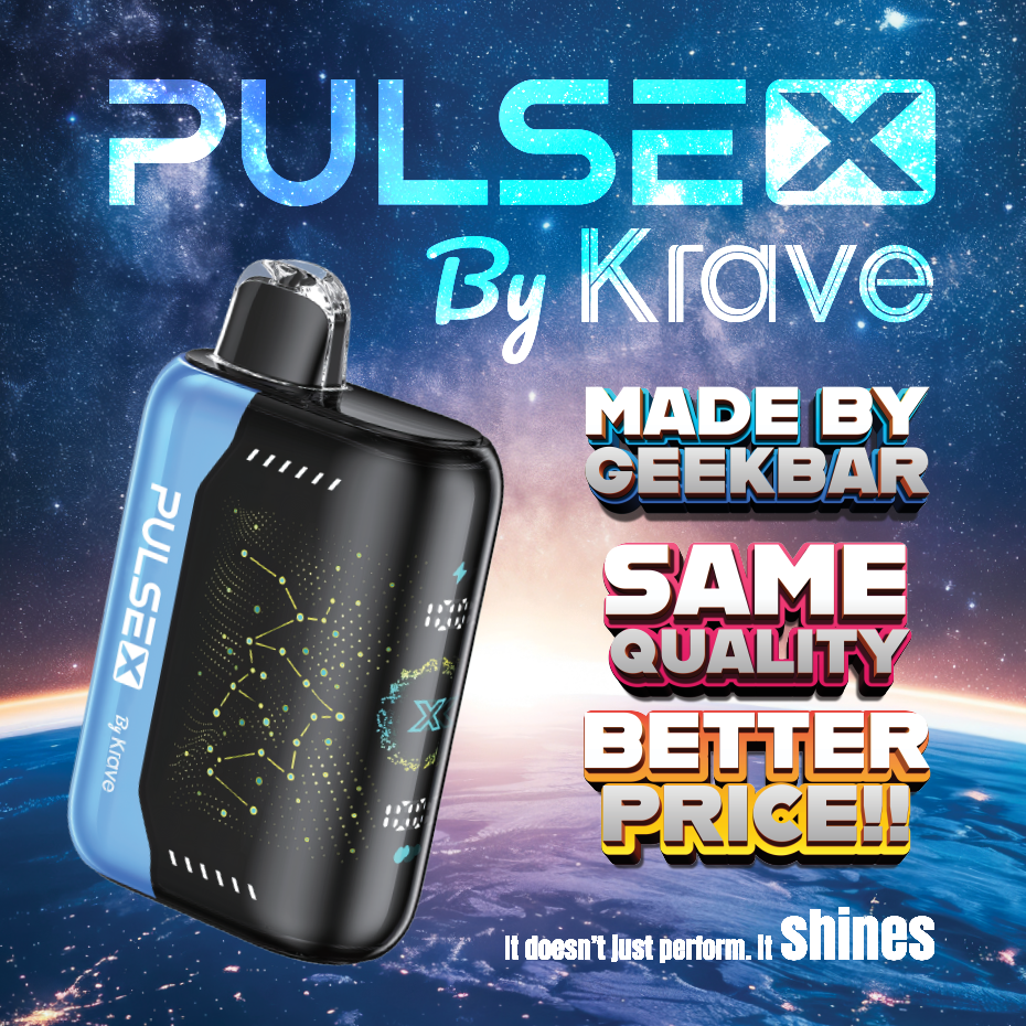 DISPOSABLE) PULSE X BY KRAVE 18ML Hibro Wholesale DISPOSABLE) PULSE X BY KRAVE 18ML Hibro Wholesale