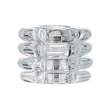 (BANGER SET) 25mm BANGER WITH 20mm DIAMOND KNOT INSERT SET - CLEAR