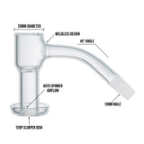 (QUARTZ BANGER) WELDLESS TERP SLURPER 10mm 45°
