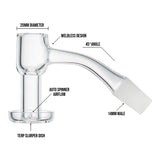 (QUARTZ BANGER) WELDLESS TERP SLURPER 14mm 45°