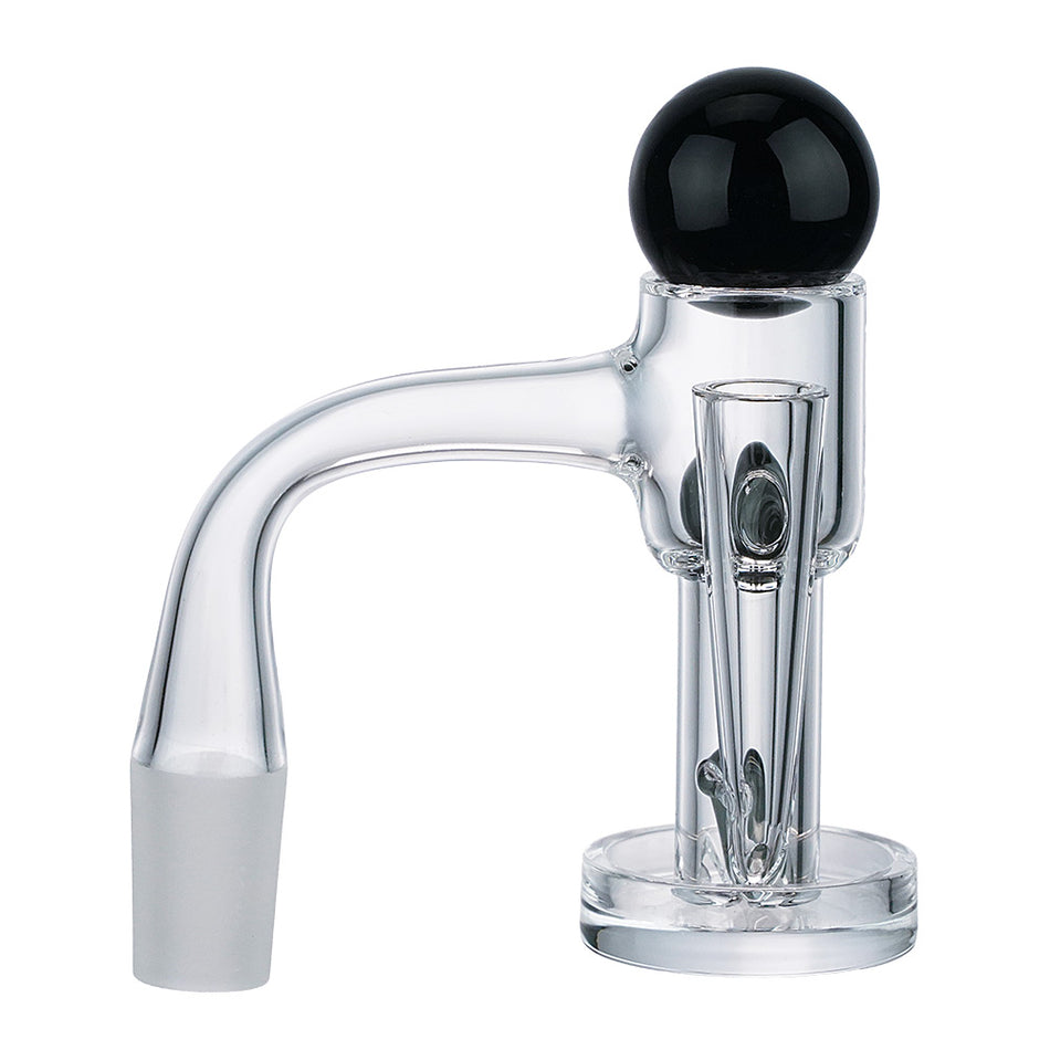 (QUARTZ BANGER) TERP SLURPER SET WITH DABBER HOLDER - BLACK