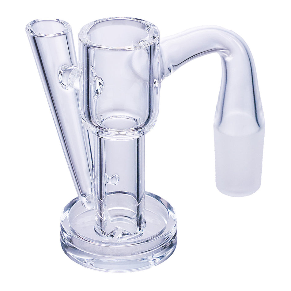 (QUARTZ BANGER) TERP SLURPER SET WITH DABBER HOLDER - BLUE