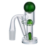 (QUARTZ BANGER) TERP SLURPER SET WITH DABBER HOLDER - GREEN