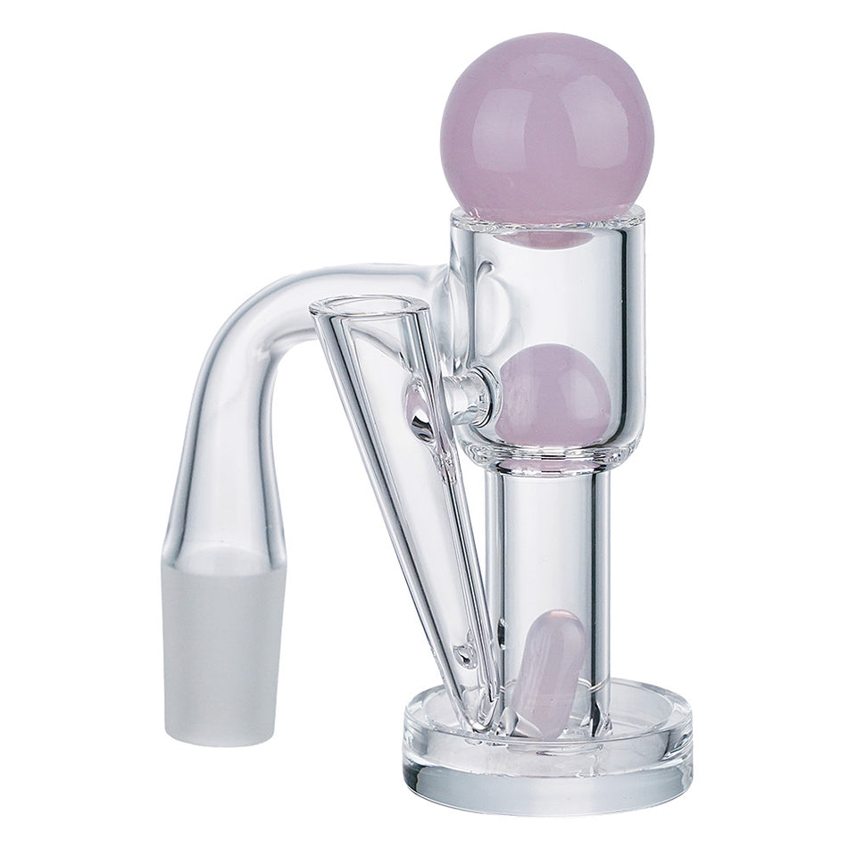 (QUARTZ BANGER) TERP SLURPER SET WITH DABBER HOLDER - PINK