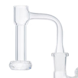 (BANGER SET) 14mm FLAT DIAMOND BASE TERP SLURPER - CLEAR