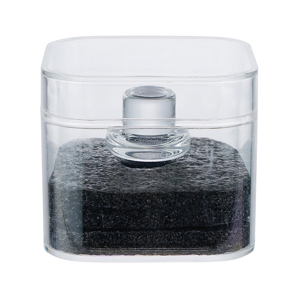 (PLUG) 14mm 22mm DIAMETER CARB CAP IN THE BOX - CLEAR