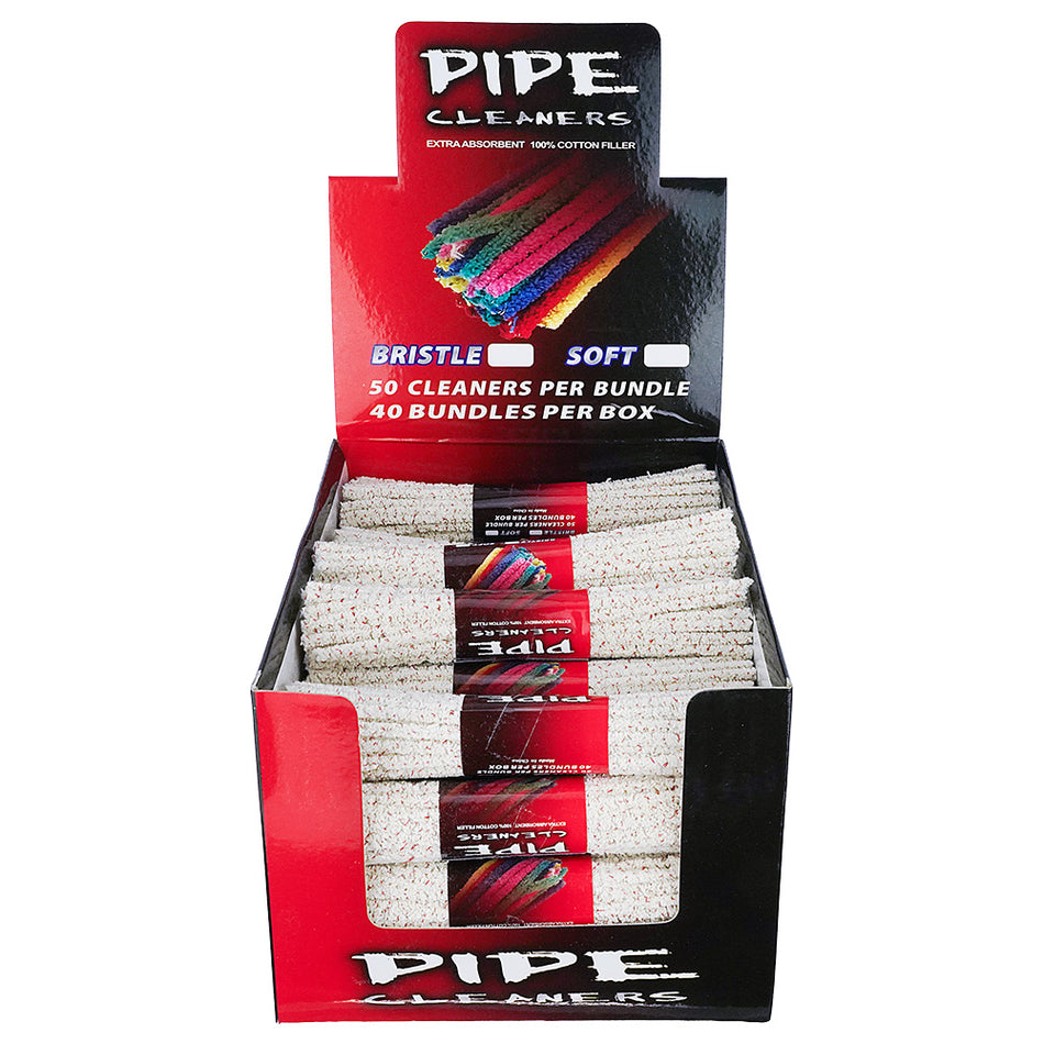 (CLEANER) PIPE CLEANER 50CT - HEMP BRISTLE