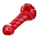 (HAND PIPE ) 4" WHITE LINES ON ORANGE BODY - ASSORTED COLOR