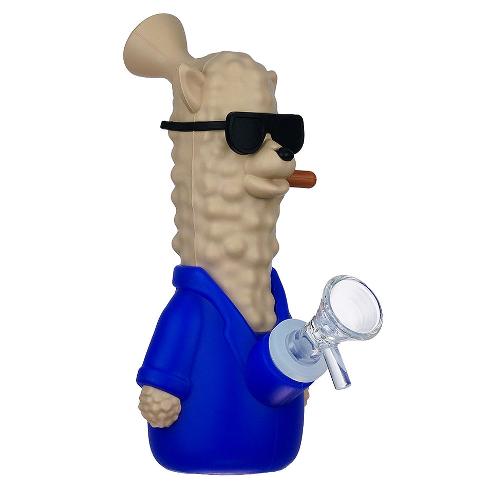 (RIG) 7" SILICONE COOL ALPACA - BLUE