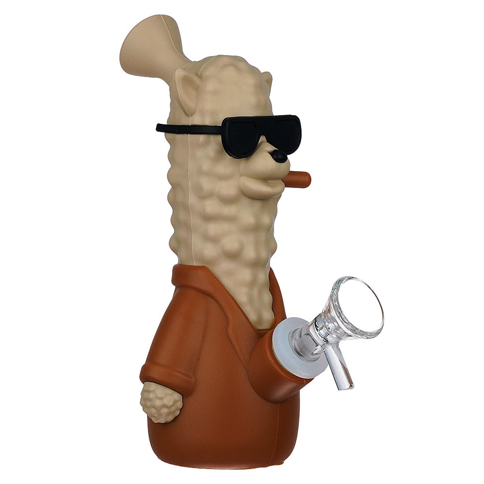 (RIG) 7" SILICONE COOL ALPACA - BROWN