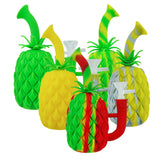 7" SILICONE PINEAPPLE WATER PIPE RIG STYLE